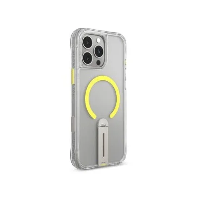 Cover Iphone 16 Pro Helix Mag-Charge + 360&deg; Rotating&nbsp;Stand Skinarma - Clear